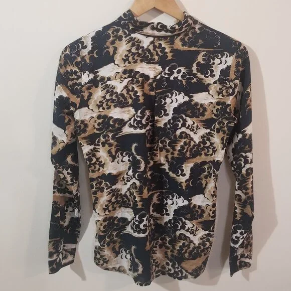 Scotch & Soda Women's Top Lot - Organic Cotton Button Down Up & Turtleneck - XS - Picture 6 of 14